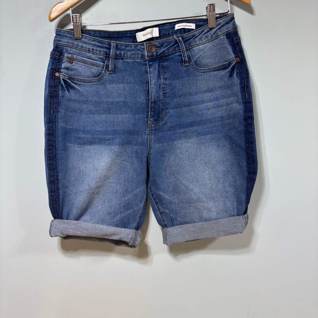 Skinnygirl Dark Blue Jean Shorts 683